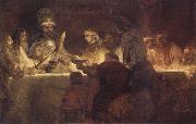 REMBRANDT Harmenszoon van Rijn The Conspiracy of Claudius Civilis china oil painting reproduction